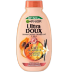Garnier shampoing 2en1 lait de vanille et pulpe de papaye
