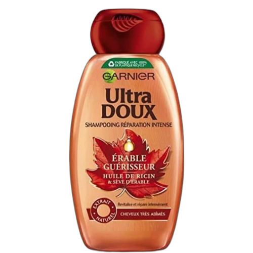Garnier ultra doux shampooing réparation intense erable guérisseur , 250 ml