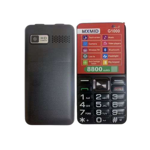 General mxmid g1000african edition dual sim wireless fm torch 2.4"cell phone black