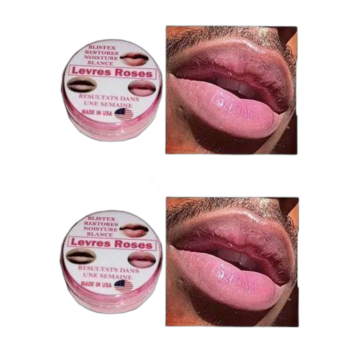 Pack de 2 lèvres roses 100% naturelle10g rose