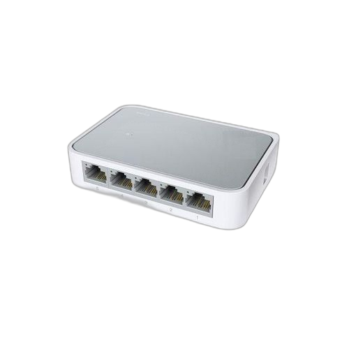 Switch de bureau 5 ports 10/100 mbps gris