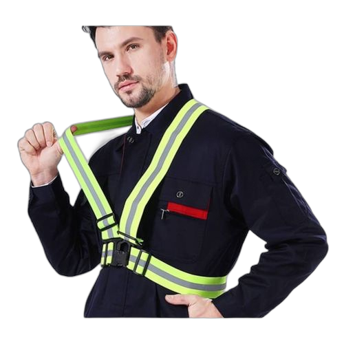 Gilet réfléchissant de sécurité avec sangle réglable rg