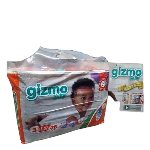 Gizmo 5 packs midi 38 couches pour bébé 5 10kg