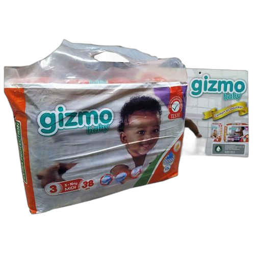 Gizmo pack midi 38 couches pour bébé 5 10kg
