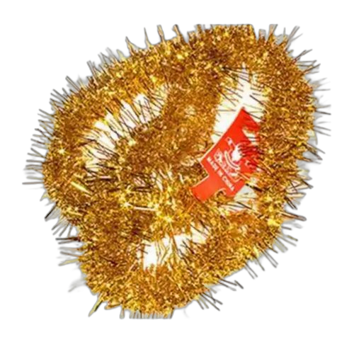 Guirlande de noel jaune pour décoration sapin de noel2 mètres