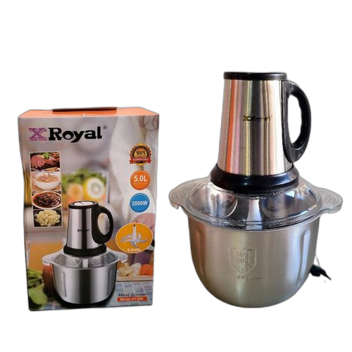Hachoir électrique en acier inoxydable 5 litres puissant 2000w
