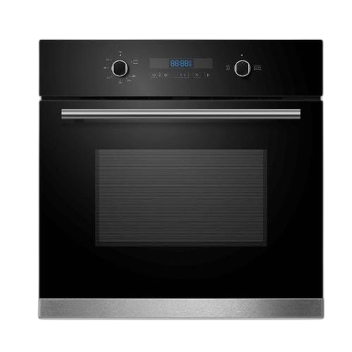 Haier four encastrable à gaz hoq k2ann2gx noir et gris 72l avec grill, minuterie et sécurité