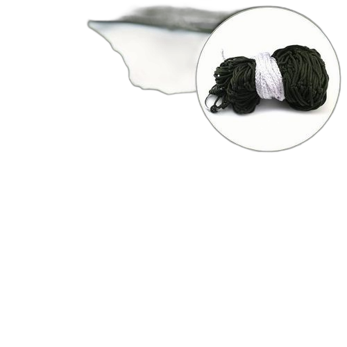 Hamac en nylon multifonctionnel, hamac portatif extérieur, camping, hamac de voyage suspendu vert