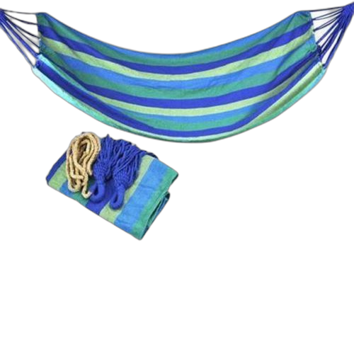 Hamac rayé suspendu 2 personnes 280*80cm lit de loisirs en plein air