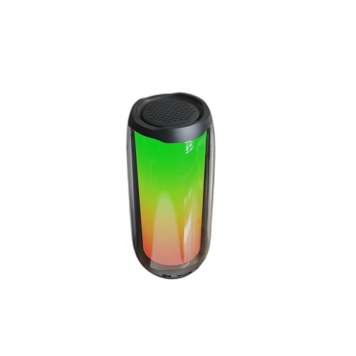 Haut parleur transparent bluetooth rechargeable sans fil portable jeux de lumière colorée