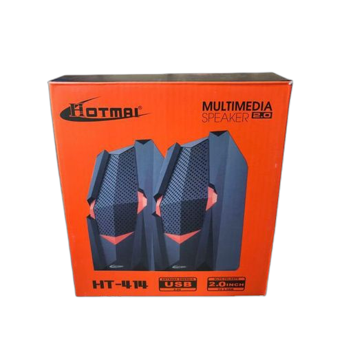 Haut parleurs d'ordinateur multimédia 2.0 hotmai ht 414 noir