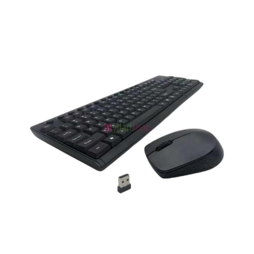High quality clavier azerty et souris sans filwireless combokeyboard mouse
