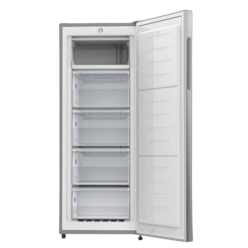 Hisense congélateur vertical 157 litres 5 tiroirs defrostrs 20dc gris classe a+