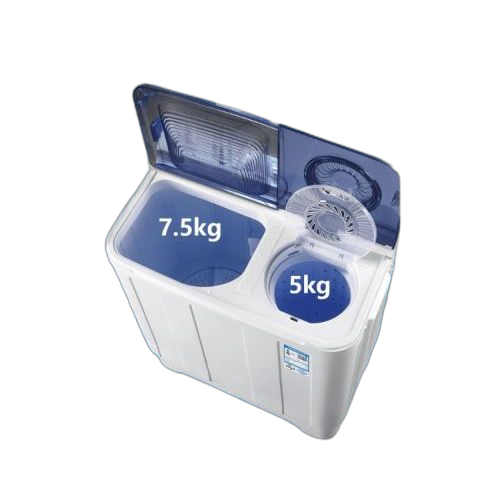 Hisense machine a laver 7.5 kg semi automatique twin tub wsqb753w garantie 12 mois