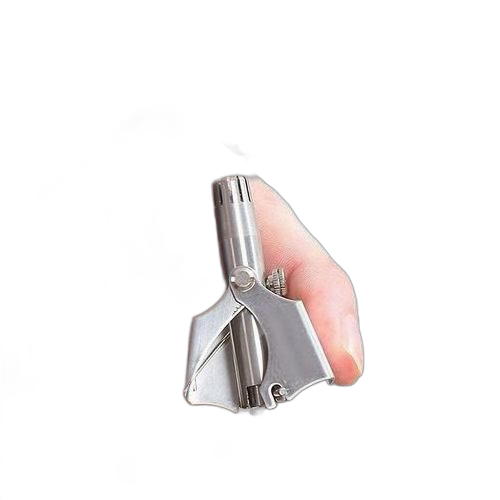 Hommes tondeuse de nez portable acier inoxydable pour