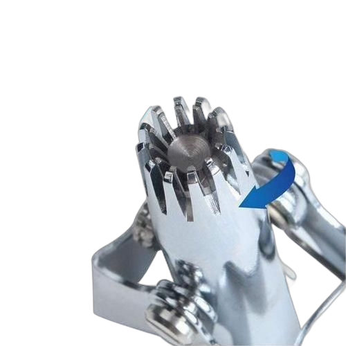 Hommes tondeuse de nez portable en acier inoxydable pour