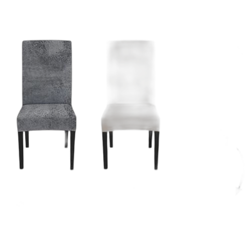 Housse de chaise pour salle à manger matière: velours par (lot) couleur: marron – Image 2