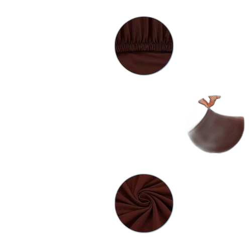 Housse de chaise pour salle à manger matière: velours par (lot) couleur: marron – Image 28