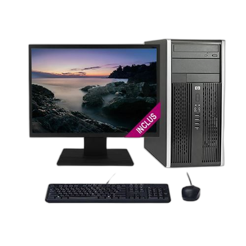 Hp ordinateurpc hp 6300 core i3 / 1tb ram 4 go ecran 19 pouce souris et clavier