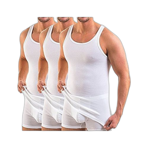 Huadongyu 3 dèbardeurs sous vêtements blanc homme
