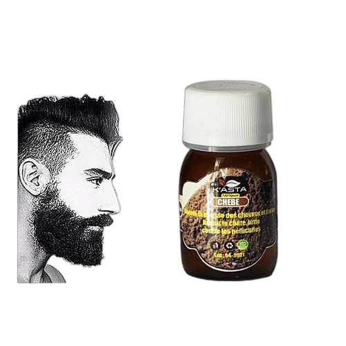 Huile capillaire de croissance à base de chébé du tchadpousse barbe et cheveu rapide 30 ml