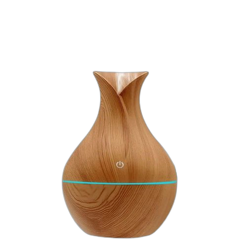 Humidificateur électrique 150ml diffuseur d'huiles essentielles en bois avec led usb