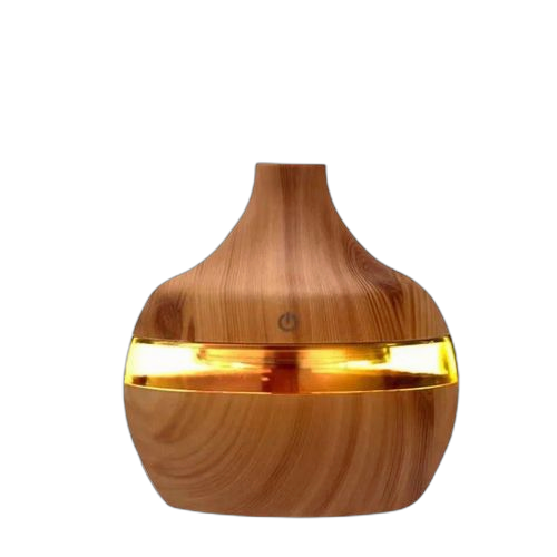 Humidificateur électrique 300ml diffuseur d'huiles essentielles en bois avec led usb