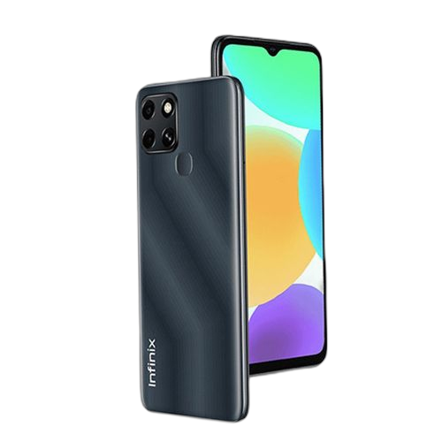 Infinix smart 64g – mémoire 32 go – ram 2 go – photo 13 mp – ecran 6.6″ noir