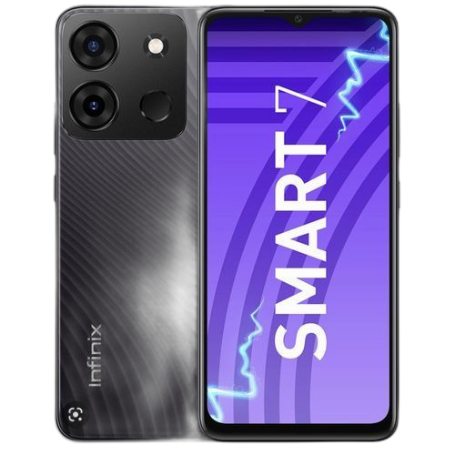 Infinix smart 7 4g 6,6" hd rom 64go ram 2go black