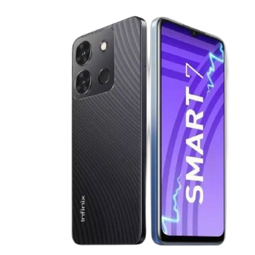 Infinix smart 7 plus 6.6" hd ram 3+3gb + 64gb rom dual sim – 6000mah 4g caméra arrière: 2 + 13 mp bleu
