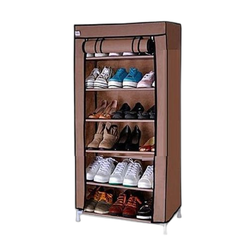 Italy armoire de rangement de chaussures 6 battants 18 paires marron