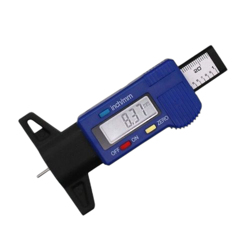 Jauge de filetage de pneu lcd, jauge de profondeur de pneu numérique