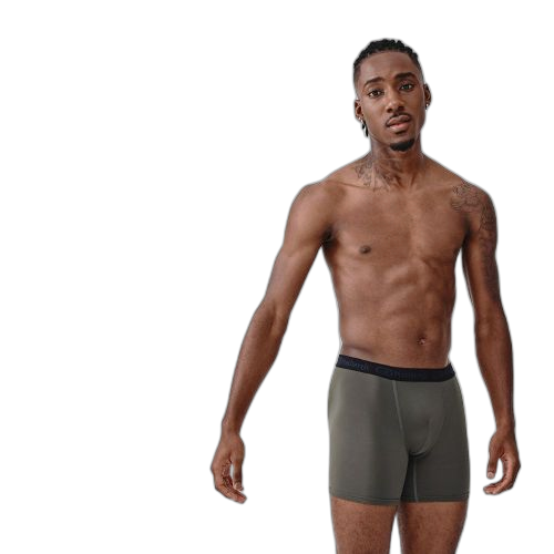 Kalenji boxer de running homme respirant kaki – Image 2