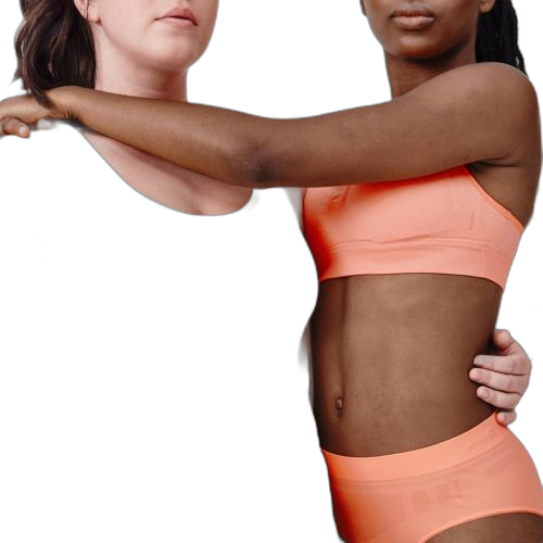 Kalenji brassiere running basique corail