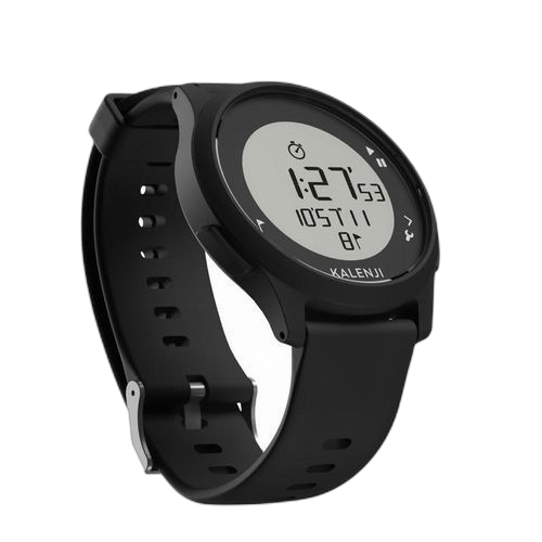 Kalenji montre chronomètre de course a pied atw100 noire by decathlon