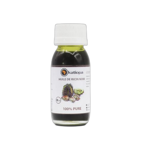 Katiopa huile vierge de graines de ricin noir 60ml100% pure – 100% naturel