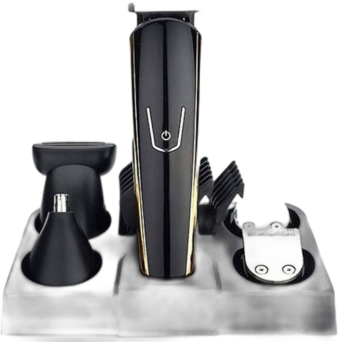Kemei tondeuse rechargeable km 580a 7 in 1 argent