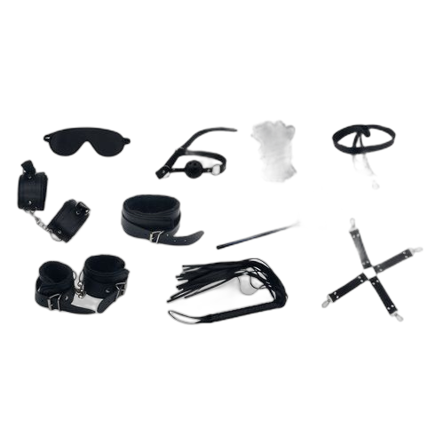 Khufuzi 10pcs pack bondage retenue bdsm adulte sex toy set jeu de rôle jeu – Image 5