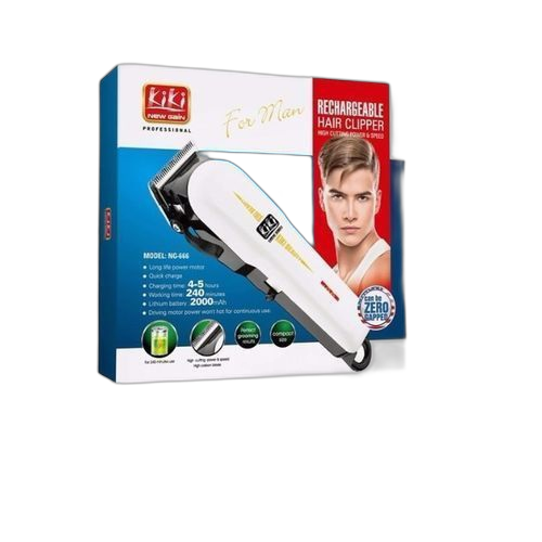 Kiki high 100% pro tondeuse à cheveux professionnelle 10 w blanc