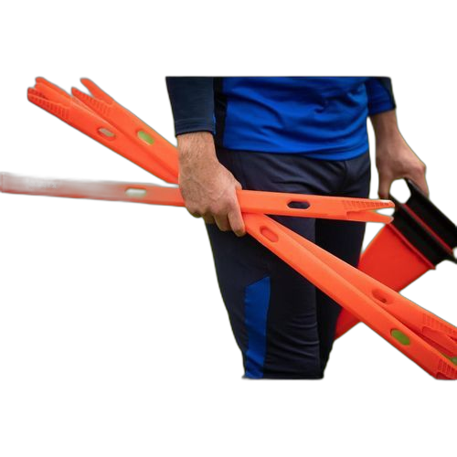 Kipsta lot de 2 jalons d'entra�nement de football 90cm modular orange by decathlon