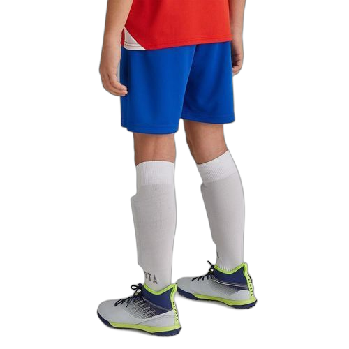 Kipsta short de football enfant f100 bleu by decathlon