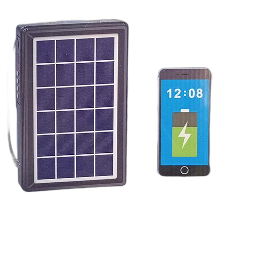 Kit d'eclairage solaire radio fm, usb/tf, 3 lampes led 3w