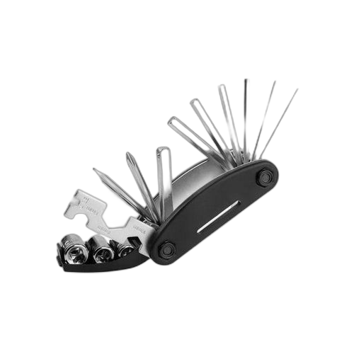 Kit d'outils de réparation d'urgence pour moto vélo auto 5 en 1