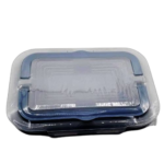 Kit de 3 lunchboxes rectangulaires incassable gris