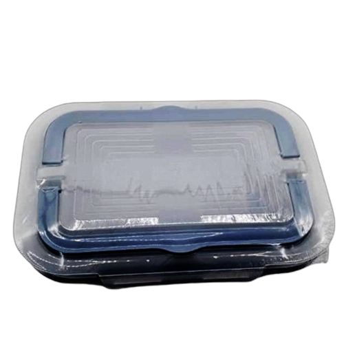 Kit de 3 lunchboxes rectangulaires incassable gris