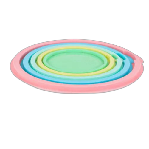 Kit de 5 boites de conservation hermétiques en plastique carrées – Image 3