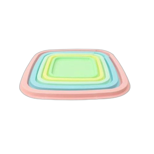 Kit de 5 boites de conservation hermétiques en plastique