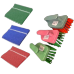Kit de nettoyage de 3 serpillières 3 brosses