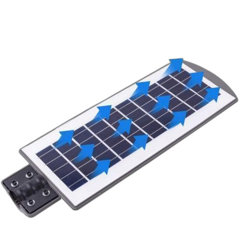Kit lampe solaire détecteur de mouvement intégré panneau solaire 2 piles