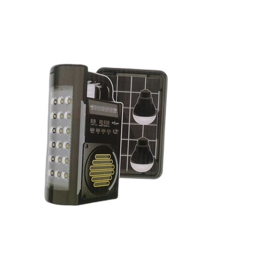 Kit solaire avec panneaux solaires, batterie, recharge de téléphone, radio fm, ampoules bluetooth 3